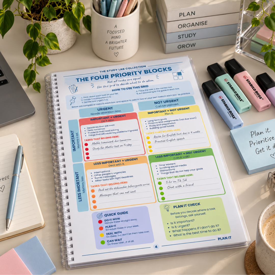 PLAN IT – Time Management & Organisation Workbook