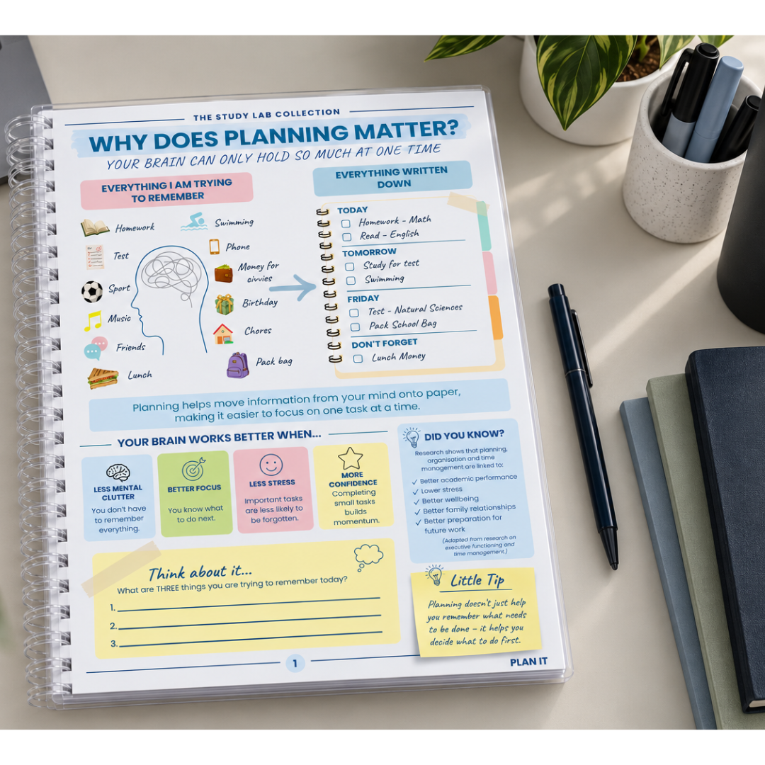 PLAN IT – Time Management & Organisation Workbook